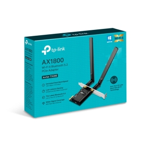ADAPTADOR TP-LINK ARCHER TX20E AX1800 PCIE. BLUETOOTH 5.2