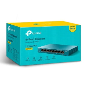 SWITCH TP-LINK 8PORT 10/ 100/ 1000 Mbps LS108G ACERO