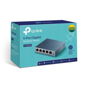 SWITCH TP-LINK TL-SG105 GIGABIT 5PTOS 10/ 100/ 1000MBPS METALICO