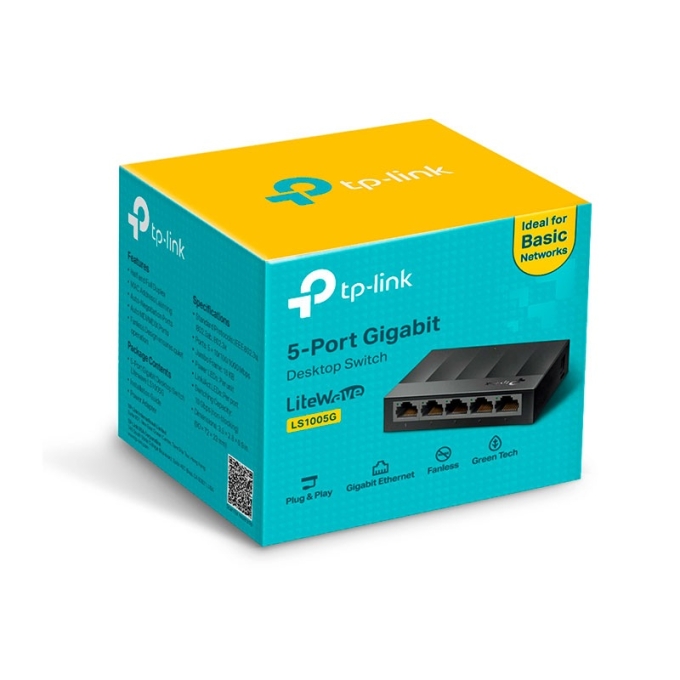 SWITCH TP-LINK DE MESA LS1005G 5 -PORT 10 /100/ 1000 / TP-LINK