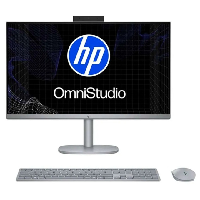 All-in-One HP OmniStudio X CS0252LA, Intel U5 125H 4.5GHz, Memoria RAM 16Gb DDR5, Disco Solido 1Tb SSD, Pantalla 27pulgadas FHD IPS, Win11 / HP