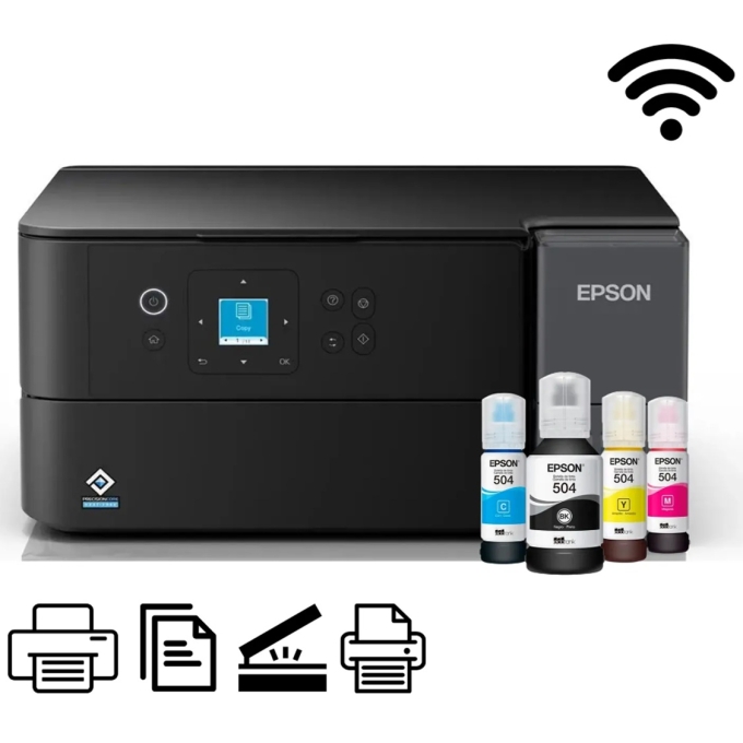 Impresora Multifuncional Epson EcoTank L4360 Duplex WiFi / Epson