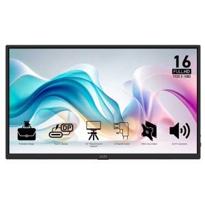 Monitor Portatil MSI PRO MP165 E6 15.6pulgadas empresarial portatil y ultrafino / MSI