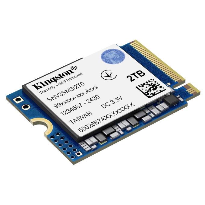 Disc Duro Solido SSD 2Tb Kingston NV3 PCIe 4.0 NVMe interno / Kingston