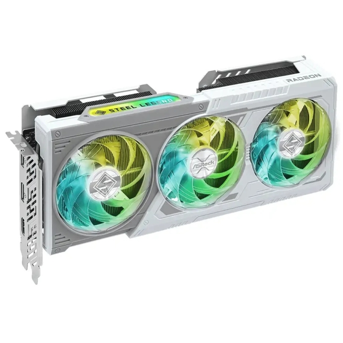 Tarjeta de video ASRock AMD Radeon RX 9060 XT Steel Legend 8GB OC, 8 GB GDDR6, PCI-E 5.0 / ASRock