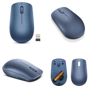 Mouse LENOVO 530, Interfaz sensor optico, 1200DPI, 3 botones, Color abismo azul