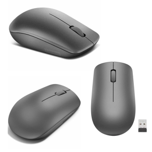 Mouse Lenovo 530 Inalambrico/Diseño Ambidextro/Sensor Optico/1200 DPI/Color Grafito.