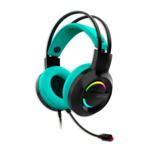 AUDIFONO C/MICROFONO ANTRYX IRIS-K Turquoise, 7.1 VIRTUAL, USB (AGH-7100KTE) / ANTRYX