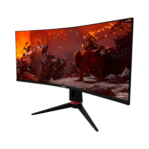 Monitor TEROS TE-3412G 34pulgadas curvo gaming UWQHD 180Hz 1ms HDMI DP AUDIO OUT negro, gamer / Teros