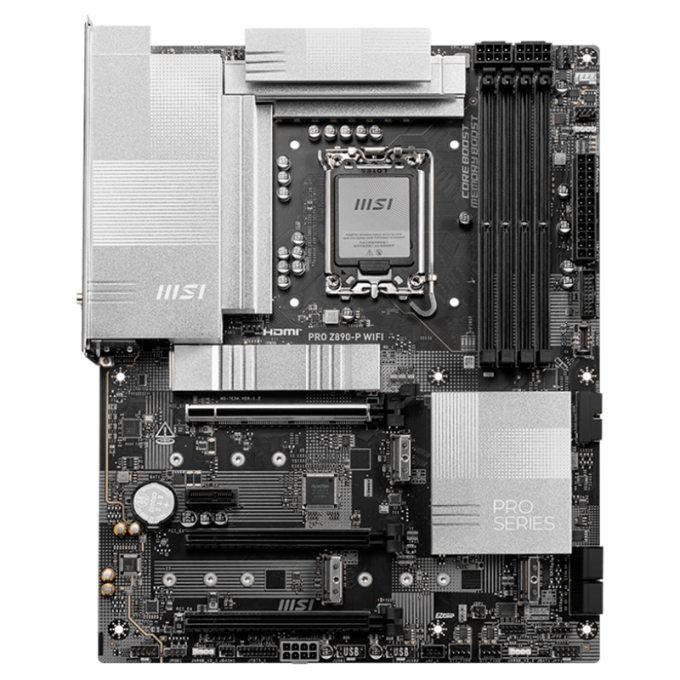 Placa Madre Motherboard MSI PRO Z890-P WIFI, Chipset Intel Z890, LGA 1851, HDMI, DP, ATX / MSI