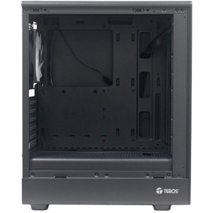 Case sin fuente TEROS TE-1323G, ITX, M-ATX, ATX, 3.5pulgadas y 2.5pulgadas, negro / Teros