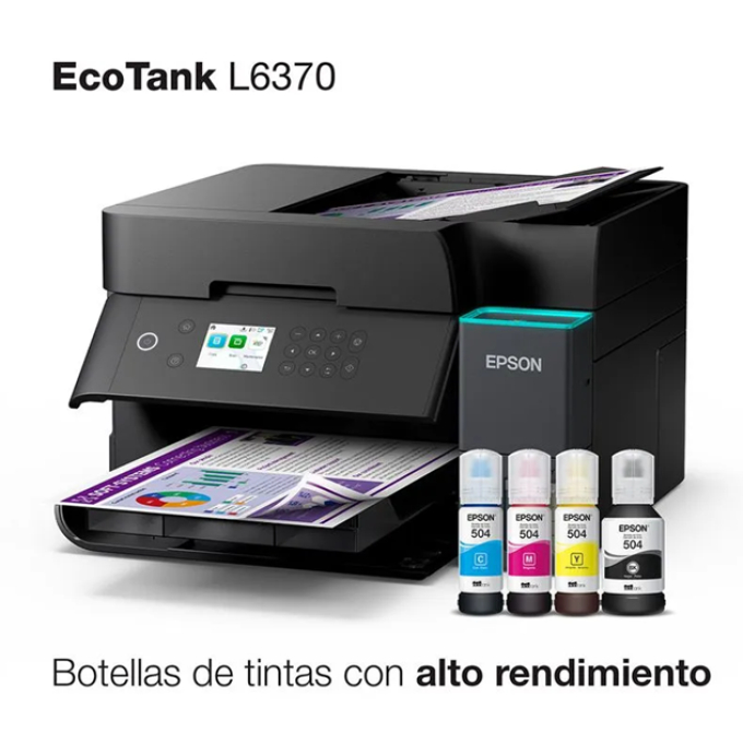 Impresora Multifuncional Epson Ecotank L6370 (110v) C11CL43301 / Epson