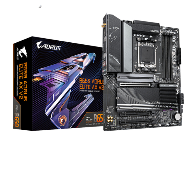PLACA MADRE MOTHERBOARD GIGABYTE AMD AM5 B650 A ELITE AX V2 1.0 B650 A ELITE AX V2 / GIGABYTE