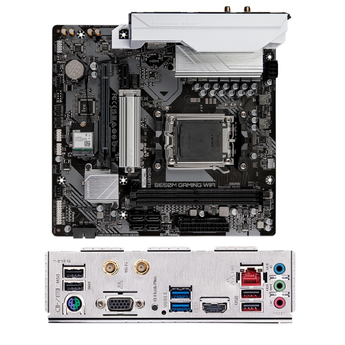 Placa Madre Motherboard Gigabyte B650M GAMING WIFI, Chipset AMD B650, Socket AMD AM5, mATX / Gigabyte