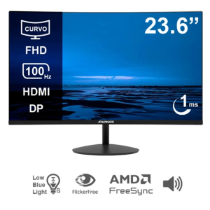 Monitor curvo ADVANCE ADV-2452S 23.6 FHD VA 100Hz 1ms HDMI VGA PARLANTES negro