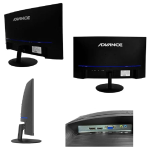 Monitor curvo ADVANCE ADV-2751S 27pulgadas FHD 100Hz 1ms HDMI DP Parlantes negro / Advance