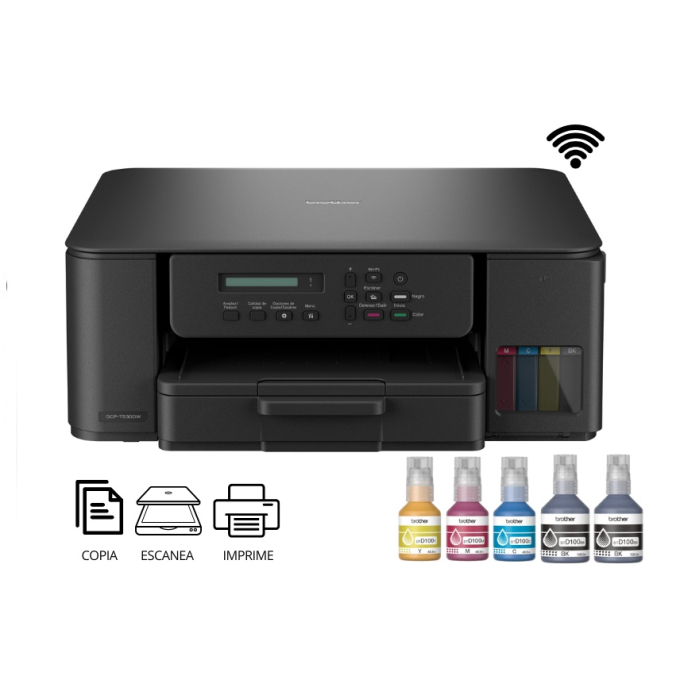 Impresora Multifuncional COLOR BROTHER DCP-T530W WIRELESS / Brother