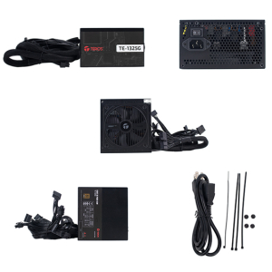 Fuente de alimentacion gamer TEROS TE-1235G ATX 650W 80 Plus Bronze 110 - 240 Full modular / Teros