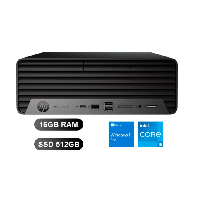 CPU Computadora HP PRODESK 400 G9 SFF I5-14500 /16GB/SSD512GB W11PRO /A03G9LA / HP