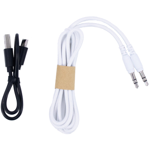 Audifono inalambricos TEROS TE-8038W, USB-C, Blanco Titanium / Teros