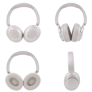Audifono inalambricos TEROS TE-8038NE, USB-C, Natural Titanium