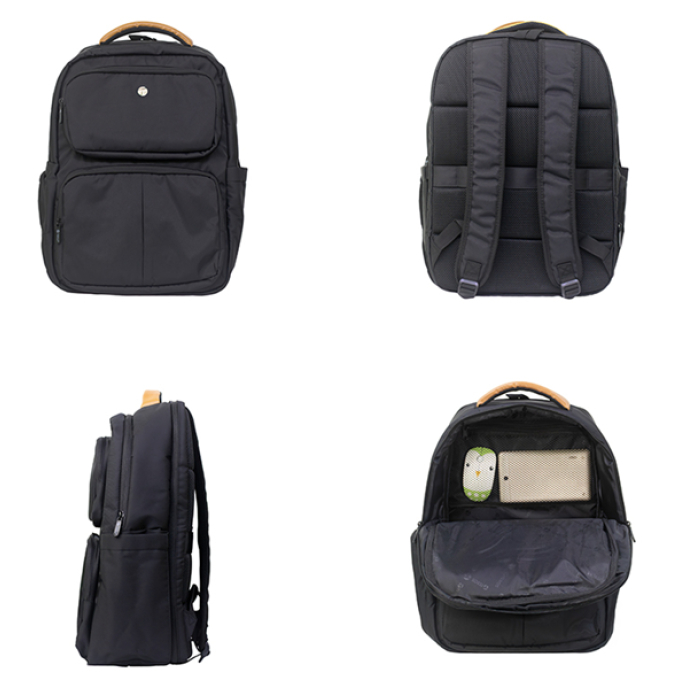 Backpack TEROS ELITE Black TE-9030BK, para notebooks de hasta 15.6pulgadas / Teros