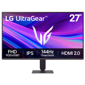 Monitor LG Ultragear 27G411A-B Gamer 27pulgadas FHD IPS 144Hz 1ms, HDMI, DP, USB, Headphones-out Vesa / LG