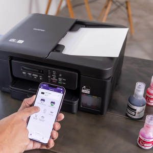 Impresora Multifuncional Brother DCP-T730DW, 27ppm negro, 23ppm color, tinta, inalambrica Wi-Fi, Duplex / Brother