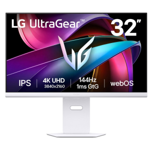 Monitor Gamer LG UltraGear 32pulgadas IPS 4K UHD 3840x2160, 144hz, 1ms 32G810SA-W / LG