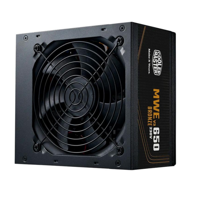 PSU COOLER MASTER MWE BRONZE V2 230V 650W A/US CABLE MPE-6501-ACABW-BUS MPE-6501-ACABW-BUS / COOLER MASTER