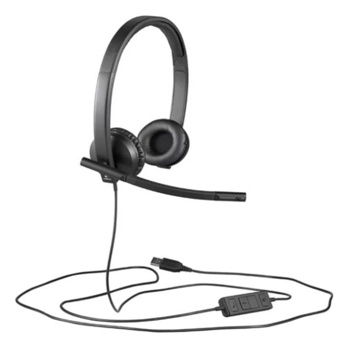 Audifono con Microfono Logitech B2B H570E USB STEREO BLACK (981-000574) / Logitech