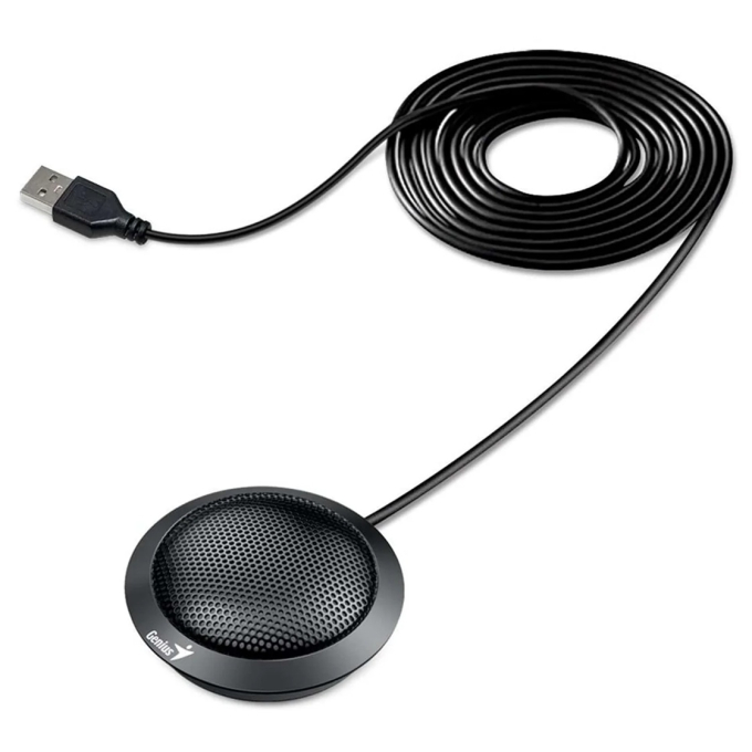 Microfono Genius MIC-100U P/VIDEO CONFERENCIA BLACK (31700001400) / Genius