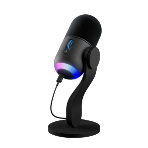 Microfono Logitech YETI GX SUPERCARDIOID USB P/STREAMING RGB LIGHTSYNC BLACK (988-000568)