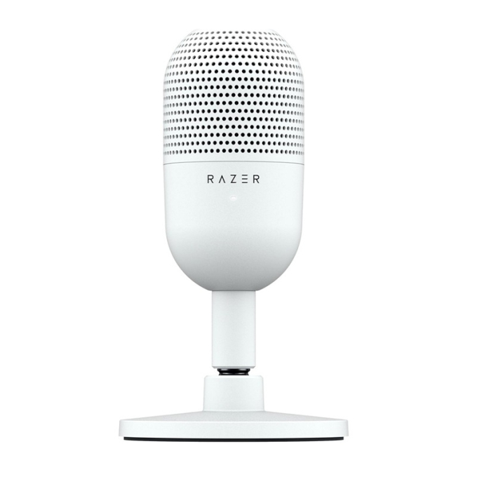 Microfono Razer SEIREN V3 MINI USB STREAMING SUPERCARDIOIDE C/N SENSOR TOUCH SILENT MERCURY (RZ19-05050300-R3U1) / Razer