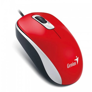 MOUSE GENIUS DX-110 USB OPTICO 1000 DPI RED (PN 31010116104) / GENIUS