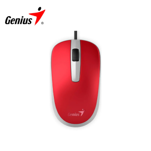 MOUSE GENIUS DX-110 USB OPTICO 1000 DPI RED (PN 31010116104)