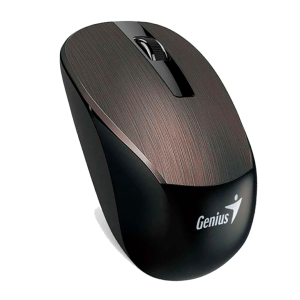 MOUSE GENIUS ECO-8015 RECARGABLE WIRELESS BLUEEYE CHOCOLATE (31030011414) / GENIUS
