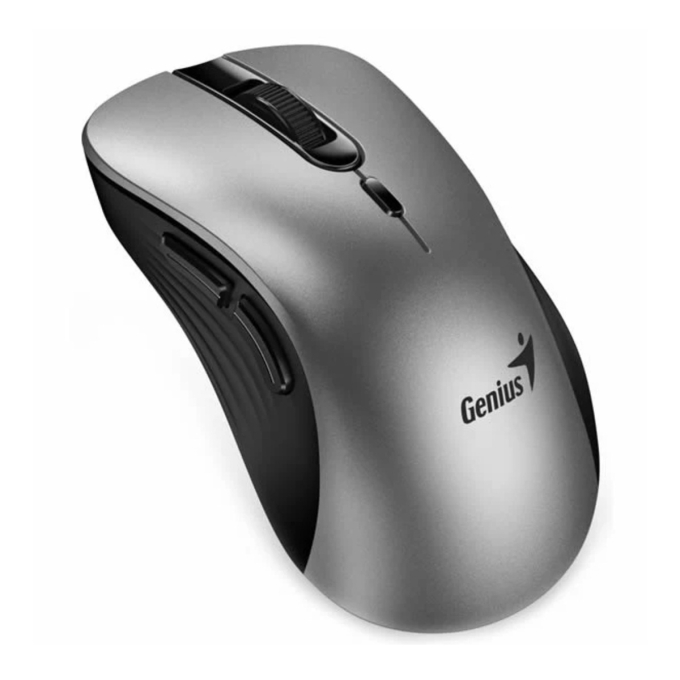Mouse Genius Ergo 8100S AI COPILOT WIRELESS 6-BOT SILENT SILVER/GRAY (31030040404) / Genius