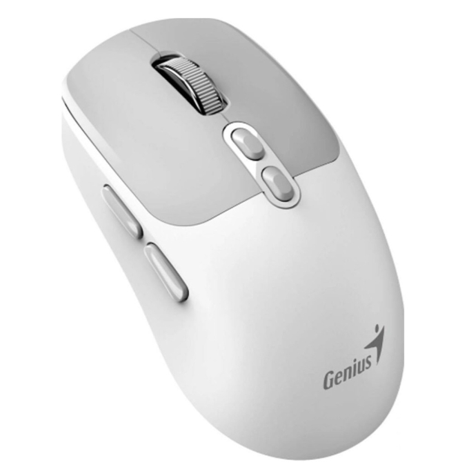 Mouse Genius NX-8080S BT AI COPILOT DUAL WIRELESS Bluetooth SILENT 7-BOT WHITE (31030042401) / Genius
