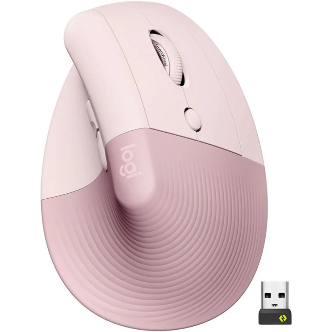 Mouse Logitech LIFT VERTICAL ERGONOMIC WIRELESS Bluetooth ROSE (910-006472) / Logitech