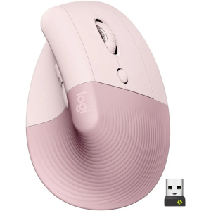 Mouse Logitech LIFT VERTICAL ERGONOMIC WIRELESS Bluetooth ROSE (910-006472)