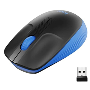 Mouse Logitech M190 WIRELESS FULL-SIZE BLUE (910-005903)