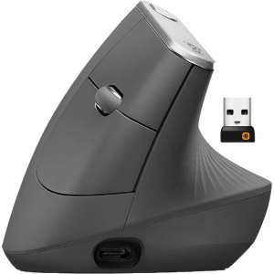 Mouse Logitech MX VERTICAL ADVANCED ERGONOMIC WIRELESS / BLUETOOTH USB-C BLACK (910-005449)
