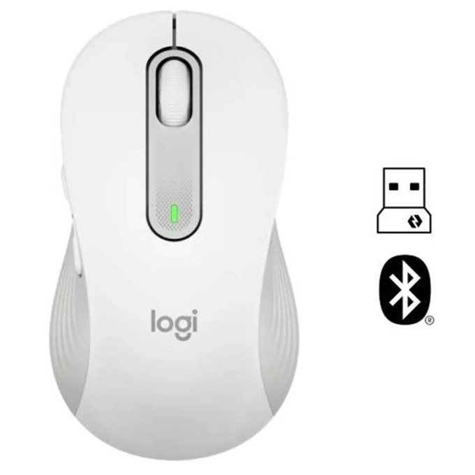 Mouse Logitech SIGNATURE M650 SILENT LARGE WIRELESS / BLUETOOTH WHITE (910-006233) / Logitech
