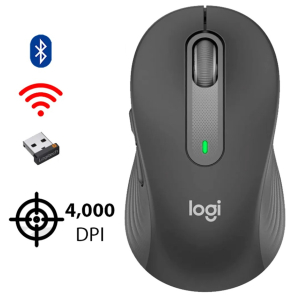 Mouse Logitech SIGNATURE M650 SILENT WIRELESS / BLUETOOTH BLACK (910-006250)