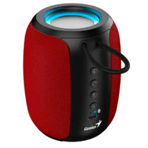 Parlante Genius SP-915BT Bluetooth 5W 6H MIC AI COPILOT RGB BLACK/RED (31730052403)