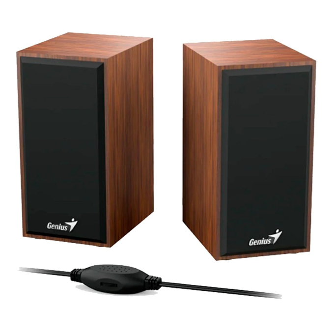 Parlante Genius SP-HF180 6W USB POWER WOOD (31730029400) / Genius