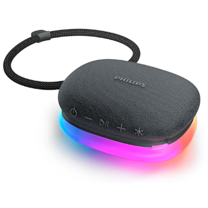 Parlante Philips TAS2307 RGB Bluetooth 7H 5W/10W USB-C BLACK TAS2307BK / Philips