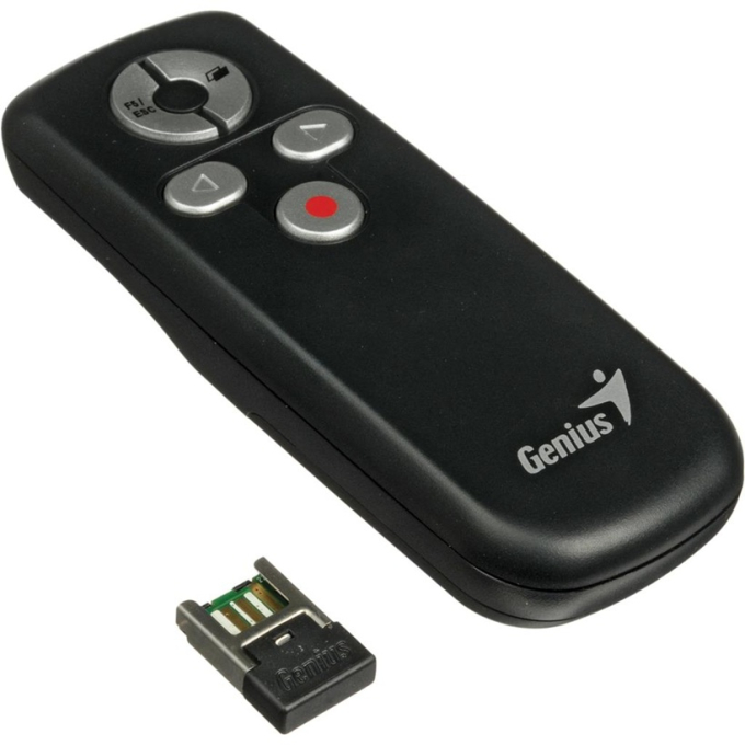 Presentador Genius con Puntero MEDIA POINTER 100 RUN CARD BLACK (PN 31090015100) / Genius