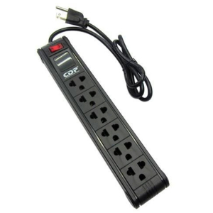 Supresor de Picos CDP 06 TOMAS BLACK 220V (R-PS6 ) / CDP